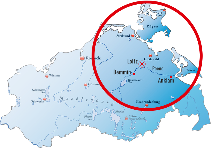 Liefergebiet Mecklenburg-Vorpommern